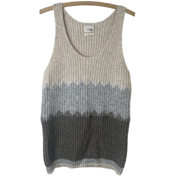 Wilfred Sweaters - WILFRED FREE Karolin Knit Colorblock Sleeveless Knit Sweater Tunic Size Small